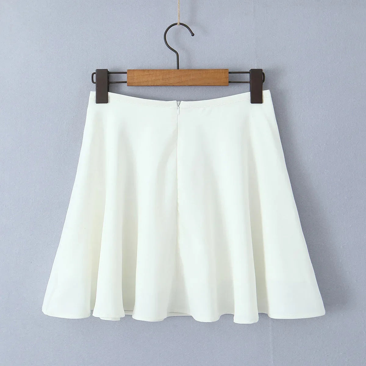 Nordsdom2024 White Sweet Skirt Bow High Waist A-lined Swing Mini Umbrella Skirt Short Skater Skirts Women's Clothing